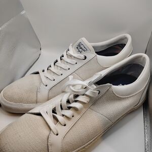 Original Penguin White Canvas Sneakers